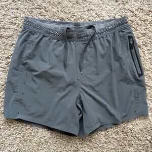 Ten Thousand The Session Shorts Grey 5” Inseam Lined Men’s Size M